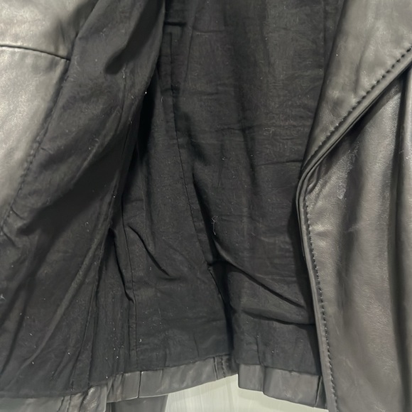 Michael Kors Leather Moto Jacket - Picture 7 of 10